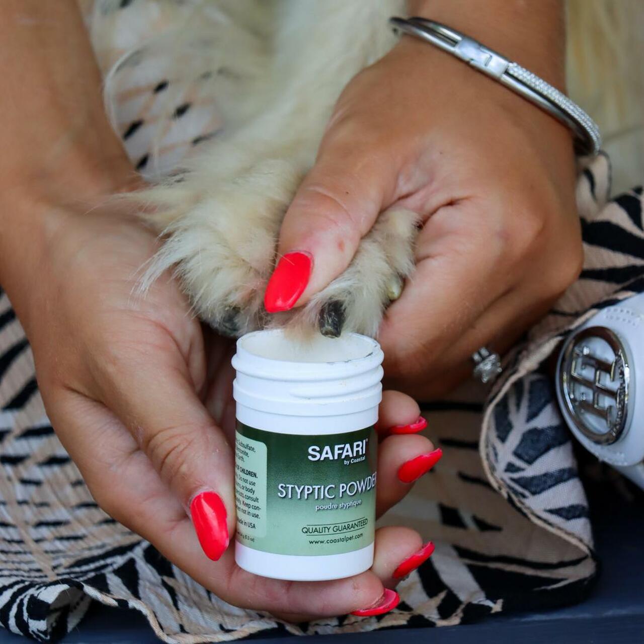Safari Styptic Powder for Trimming Dog Nails