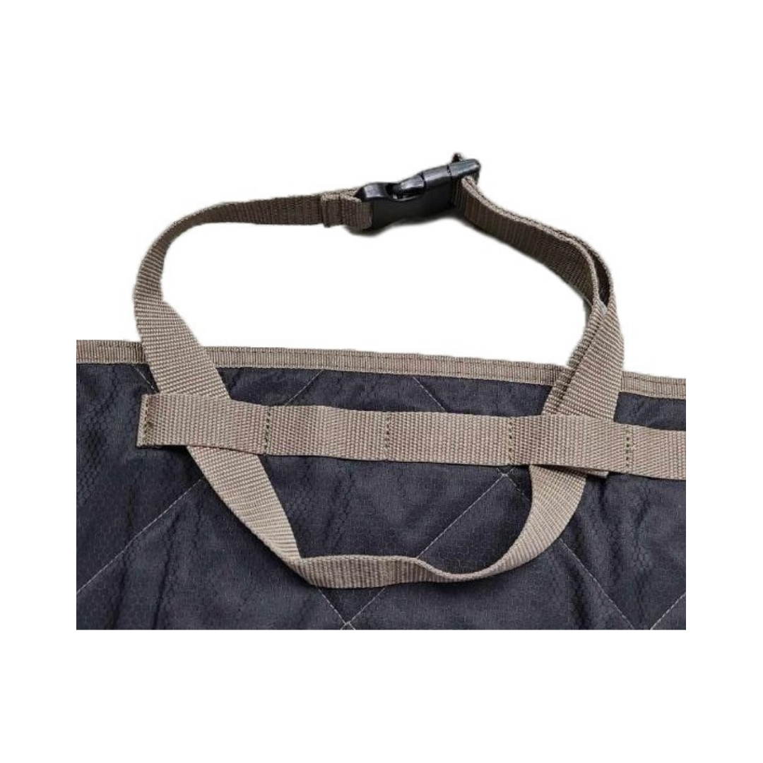 Two Barrel Seat Cover with Seat Belt Openings