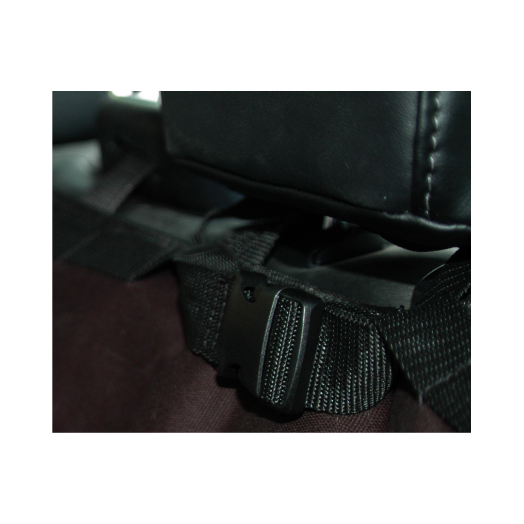 Two Barrel Seat Cover with Seat Belt Openings