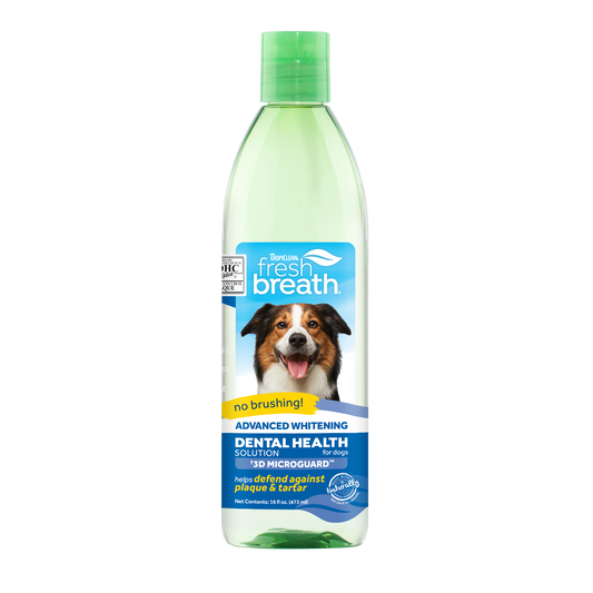 TropiClean Fresh Breath Advanced Whitening Dental Health Solution
