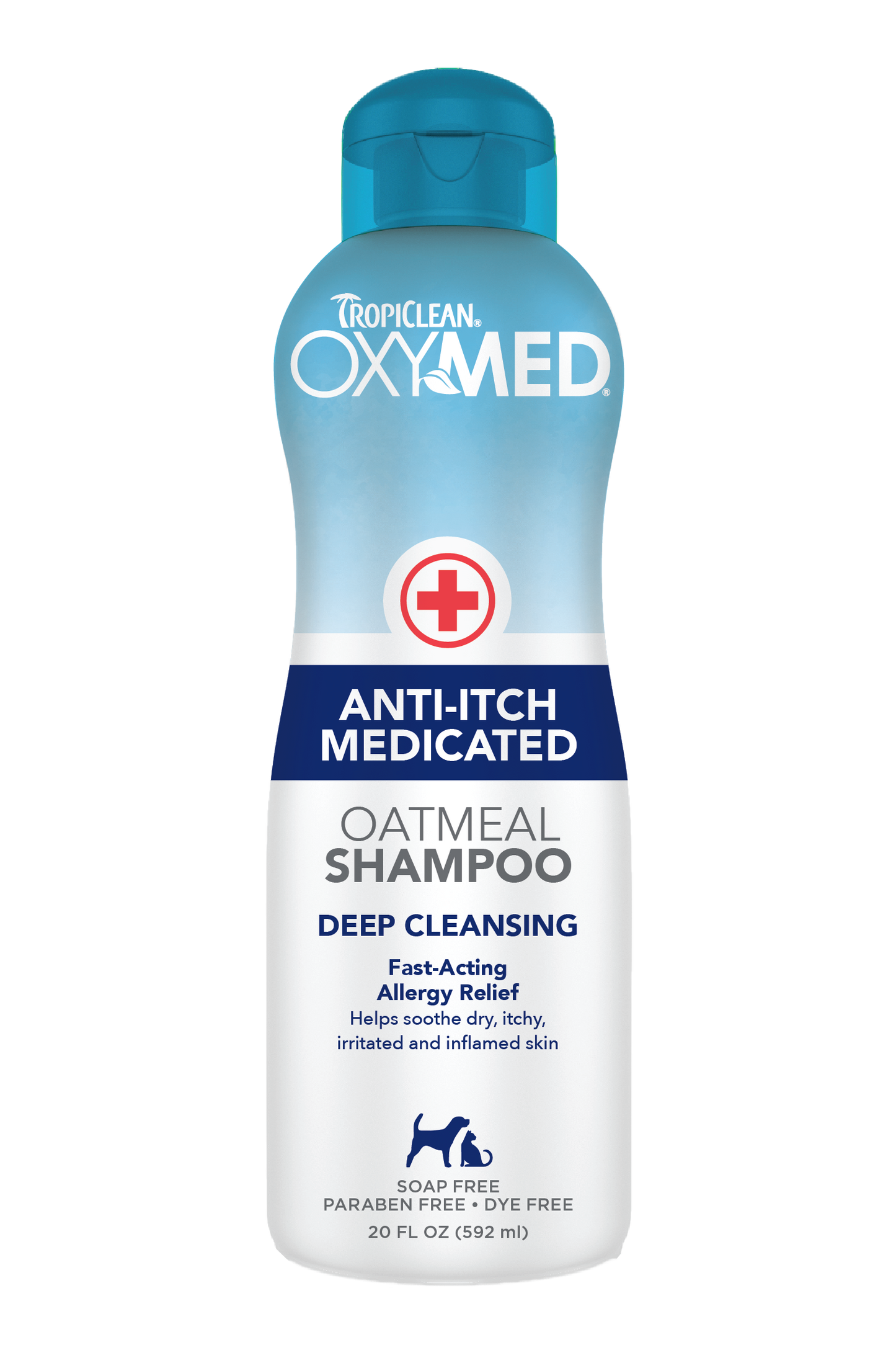 TropiClean OxyMed Anti-Itch Oatmeal Shampoo