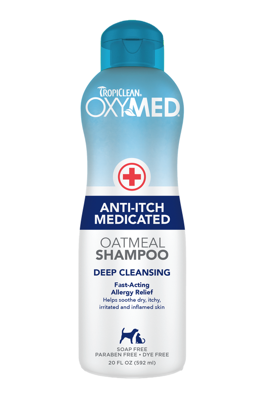 TropiClean OxyMed Anti-Itch Oatmeal Shampoo