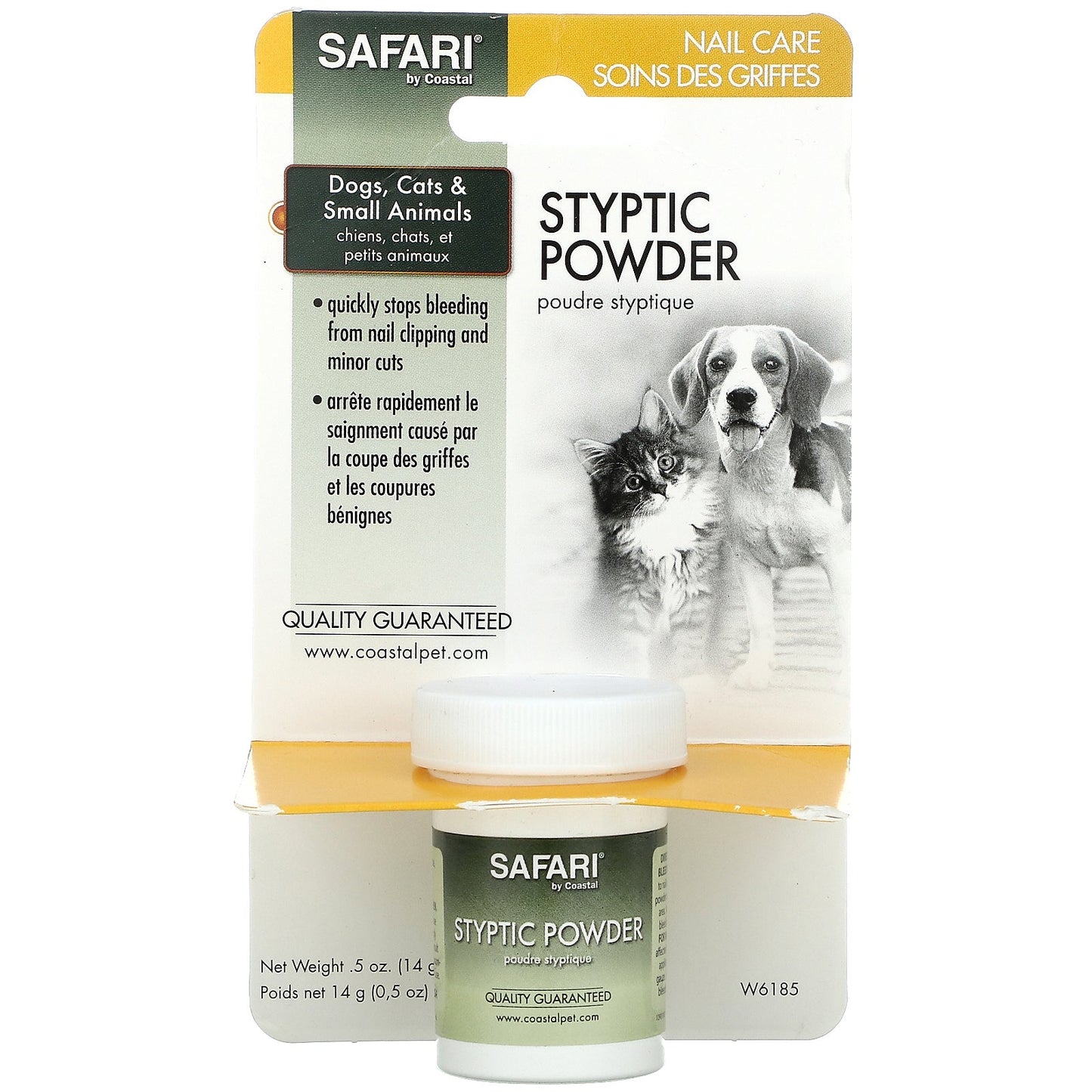 Safari Styptic Powder for Trimming Dog Nails